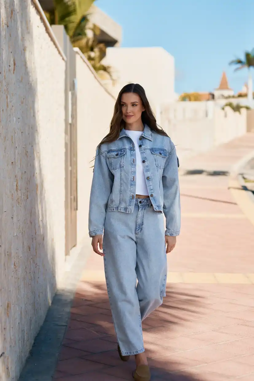 Kurtka Jeansowa Tess Light Blue