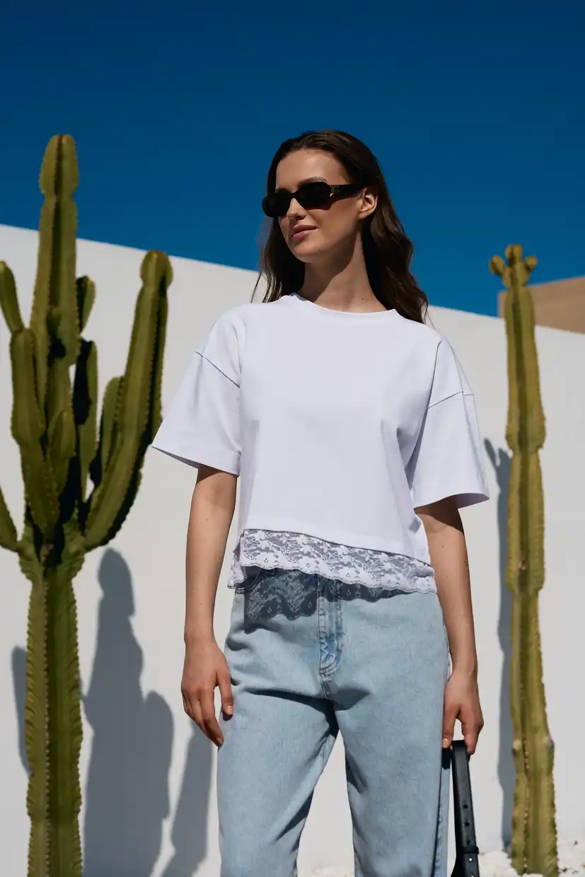 T-shirt Stella White