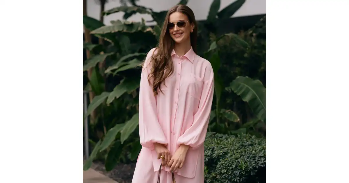 Koszula Galia Peony Pink