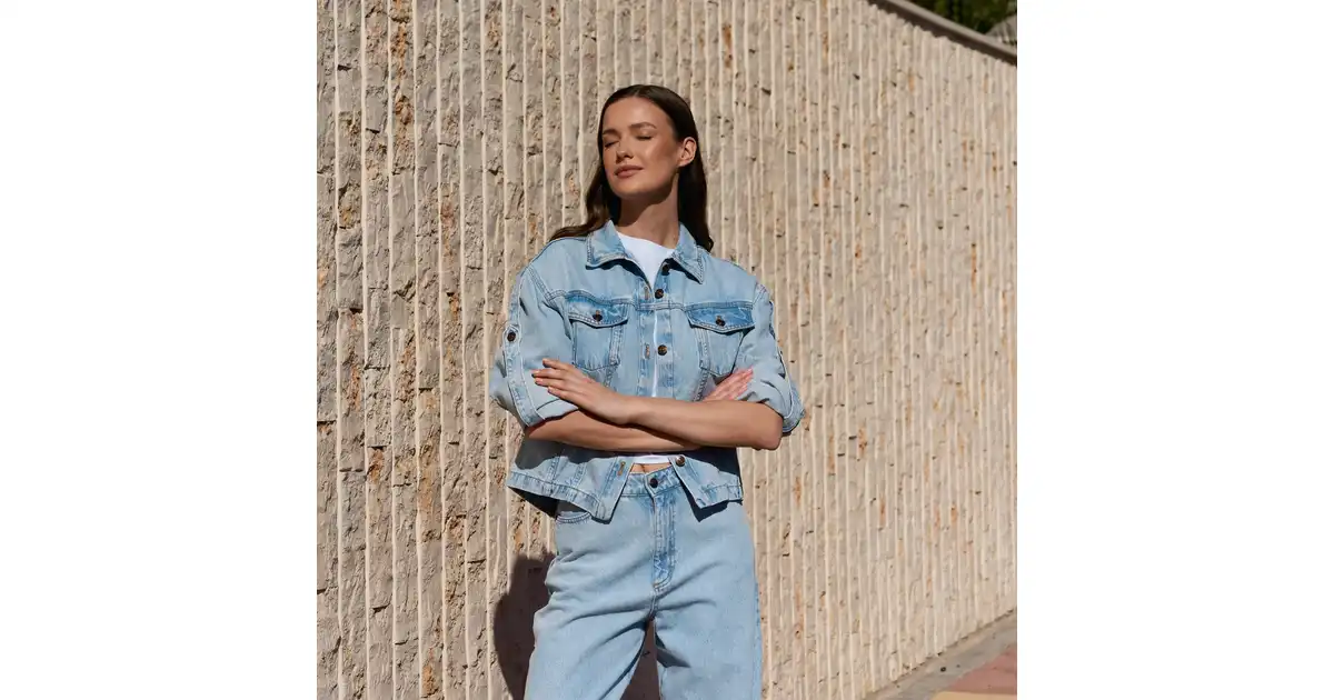 Kurtka Jeansowa Tess Light Blue