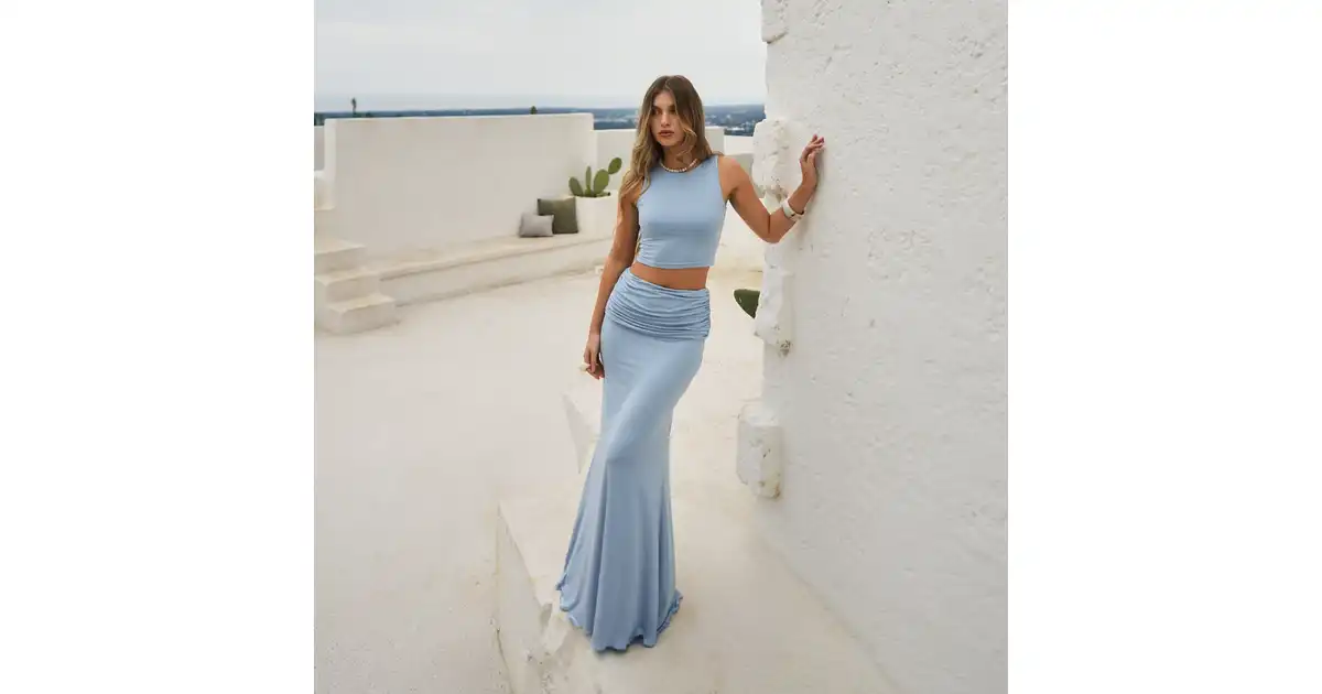 Spódnica Enora Powder Blue