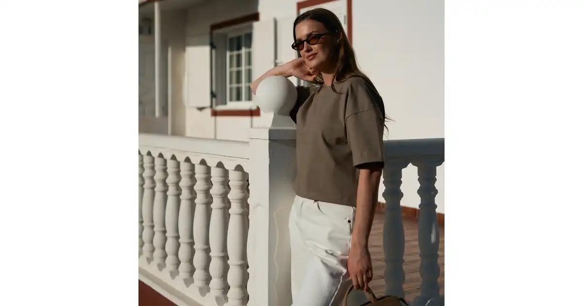 T-shirt Catlin Cocoa Creme