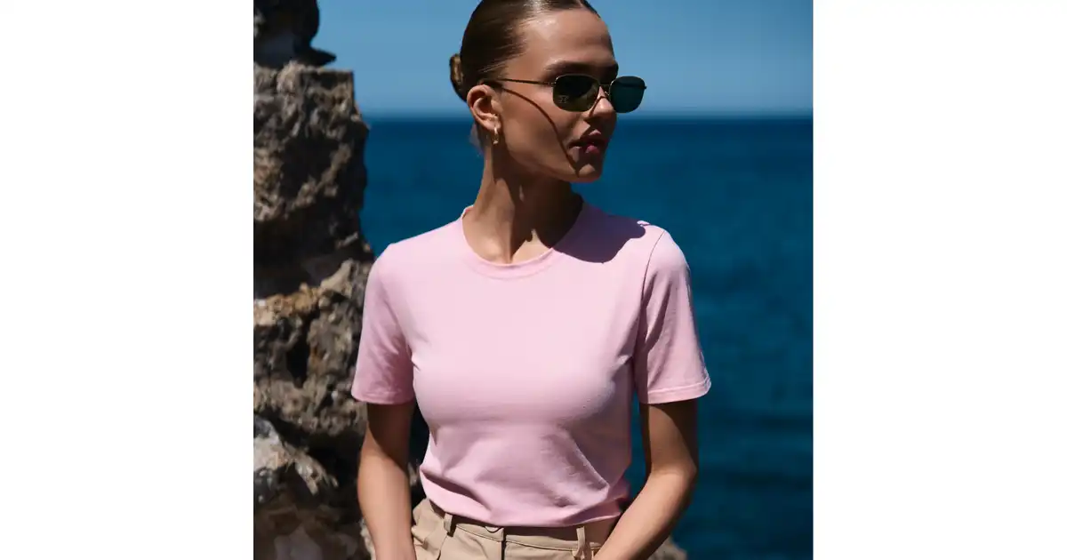 T-shirt Vicky Peony Pink